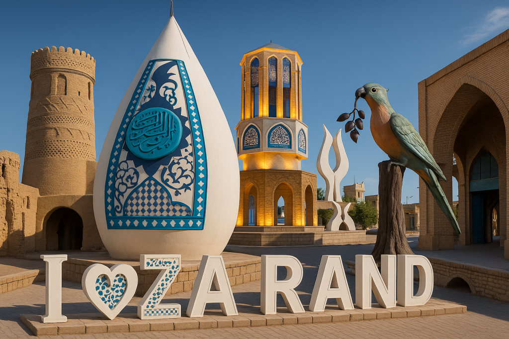 تصویری از نماد های زرند